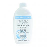 Гель-крем для душа CARESSE с цветками хлопка 600 BYPHASSE