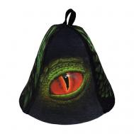 Шапка для бани и сауны «Глаз дракона» HOTPOT