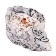 Ароматическая свеча Ракушка Лаванда для декора дома SHE STYLE