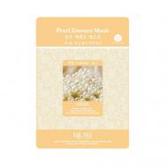 Тканевая маска  для лица с экстрактом жемчуга 23 MIJIN