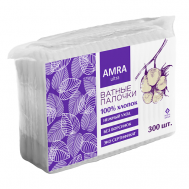 Палочки ватные в пакете Amra