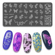 Пластина для стемпинга ногтей FORNAIL