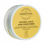 Натуральный твёрдый кондиционер с облепихой для сухих волос 30 Sibirbotaniq