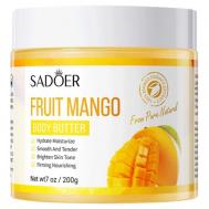Крем-масло для тела увлажняющее и питательное с манго 200 SADOER