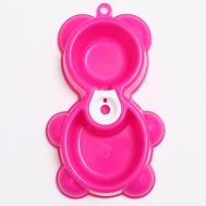 Миска двойная «Мишка» Пижон