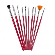 Набор кистей для наращивания и дизайна ногтей Queen fair