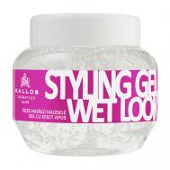 Гель для укладки волос Wet Look с эффектом мокрых волос, провитамин В5 275 Kallos Cosmetics