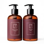 Подарочный набор: жидкое мыло и крем для рук и тела, аромат "Табак-Вишня" LA FABRIQUE