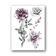 Переводная тату 10*15см (для взрослых и детей) TATTS