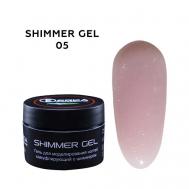 Гель камуфлирующий для наращивания ногтей SHIMMER GEL BERKA