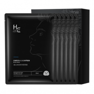 Карбоновая углеродная тканевая маска для лица НЕ for men CARBON ADSORPTION black mask 6 HE FOR MEN