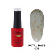Базовое покрытие для гель-лака с поталью BERKA