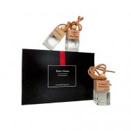 Набор ароматизаторов для автомобиля "Черный перец&Кожа, Лемонграсс, Табак и бергамот" 21 BOHO HOME