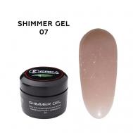 Гель камуфлирующий для наращивания ногтей SHIMMER GEL BERKA