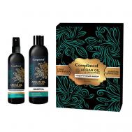 Подарочный набор (Шампунь для волос + Спрей-восстановление для волос) ARGAN OIL Compliment