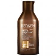 Увлажняющий шампунь All Soft Mega Curls для вьющихся волос 300 Redken
