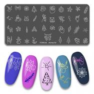 Пластина для стемпинга ногтей FORNAIL