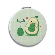 Зеркало складное "Smile avocado three" с увеличением iLikeGift