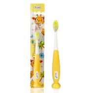 Детская зубная щетка Животные 3+ лет, мягкая CLEAN-BABY