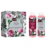 Подарочный набор WN-2405 Крем-пена для ванн Магический бутон Гель для душа Цветочный LISS KROULLY