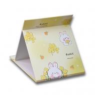 Зеркало настольное "Lovely rabbit" yellow iLikeGift