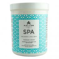 Крем массажный для тела, с кокосовым маслом, гиалуроновой кислотой и коллагеном SPA 1000 Kallos Cosmetics