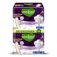 Прокладки BARRIER PROTECT НОЧНЫЕ удлиненные Molped