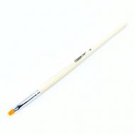 Кисть для наращивания ногтей прямая 4мм White Master