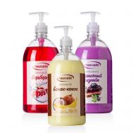 Набор жидкое мыло для рук и тела Банан-кокос, Барбарис, Черничный чизкейк 1 РЕЗУЛЬТАТ.ПРО