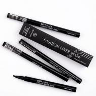 Маркер для бровей эффект микроблейдинга Fashion Liner Brow Подводка фломастер тинт BRIT HAIR
