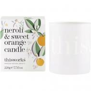 Ароматическая свеча Neroli & Sweet Orange С маслами нероли и сладкого апельсина 220 this works