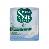 Silk Sense Ультратонкие прокладки с крылышками Ultra Нормал мягкая поверхность, без аромата OLA