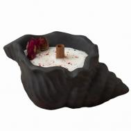 Ароматическая свеча Ракушка Вечер у камина для декора дома SHE STYLE