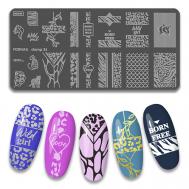 Пластина для стемпинга ногтей FORNAIL