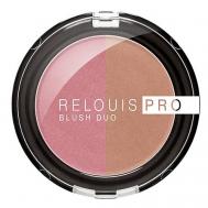 Румяна для лица BLUSH DUO компактные Relouis