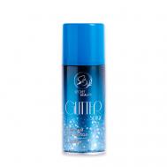 Лак для волос с блестками, голубой 100 SB BEAUTY