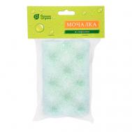 Мочалка из поролона c массажным слоем, прямоугольная Банные Штучки