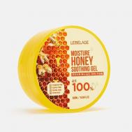 Moisture Honey  100% Soothing Gel Гель для кожи с эстрактом меда питание 300 LEBELAGE