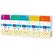 №1 Платочки носовые Classic двухслойные BELLA