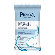 Салфетки влажные для снятия макияжа Premial