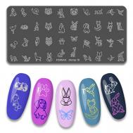 Пластина для стемпинга ногтей FORNAIL