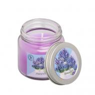 Свеча  ароматическая в стекле Лаванда 100 БОГАТСТВО АРОМАТА