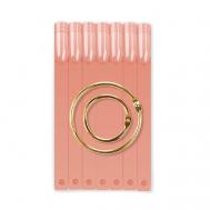 Типсы на кольце, форма квадрат, цвет камуфлирующий NAIL CLUB