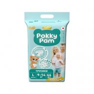 Подгузники трусики детские, размер 4 L, 9-14 кг POKKY PAM