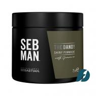 Крем-воск для укладки волос легкой фиксации SEB MAN The Dandy Shiny Pommade 100 SEBASTIAN PROFESSIONAL
