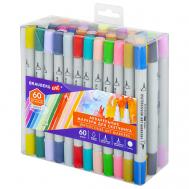 Маркеры акварельные для скетчинга двусторонние ART Brauberg