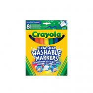 Смываемые фломастеры с широким пером Ultra Clean Broad Line Markers Crayola