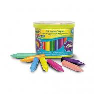 Смывемые восковые мелки для малышей  Mini Kids Thick Wax Crayons Crayola