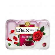 Мыло туалетное твёрдое Лепестки роз и молоко Rose Petals Milk Beauty Soap DEXCLUSIVE