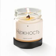 Свеча ароматические из натурального воска с деревянным фитилём "Нежность" 100 DECOREZ